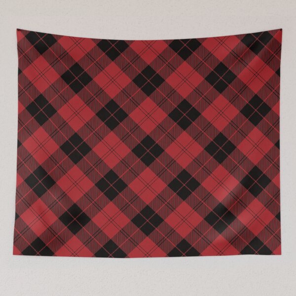 Item preview, Campbell Red of Armaddie Cross Tartan designed and sold by 89BLACK.