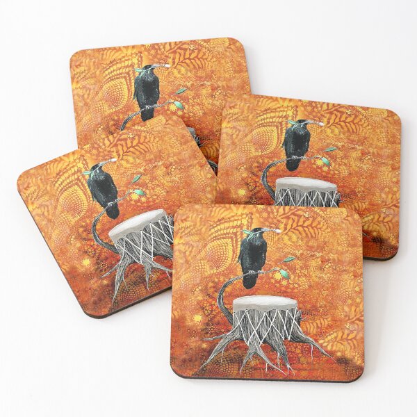 Item preview, Raven and Drum by Linda Storm designed and sold by LindaStorm.