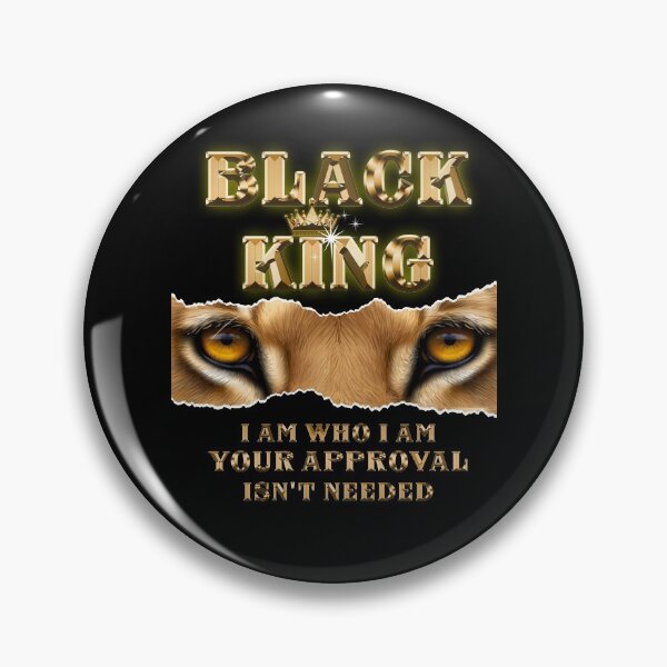 Item preview, Black King I Am Who I Am Your Approval Isn't Needed designed and sold by BaseStore.
