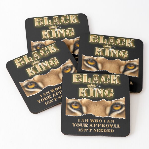 Item preview, Black King I Am Who I Am Your Approval Isn't Needed designed and sold by BaseStore.
