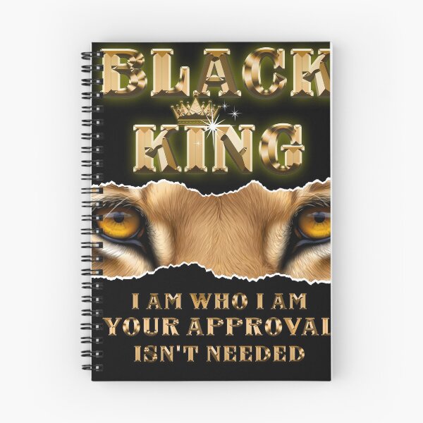 Item preview, Black King I Am Who I Am Your Approval Isn't Needed designed and sold by BaseStore.