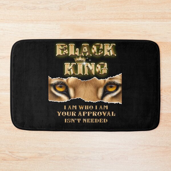 Item preview, Black King I Am Who I Am Your Approval Isn't Needed designed and sold by BaseStore.