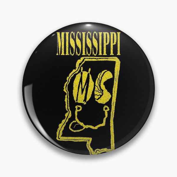 Item preview, Mississippi Grunge Smiling Face Black Background designed and sold by pelagio.