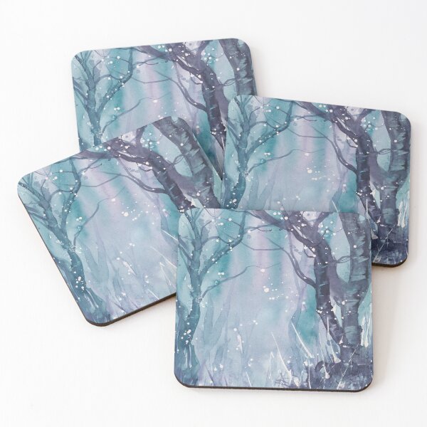 Item preview, Spotted Forest Watercolor Painting designed and sold by Karlena Lewin Studio.