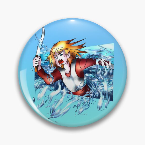 Item preview, dnd manga art warrior elf and water designed and sold by CuisineCat.
