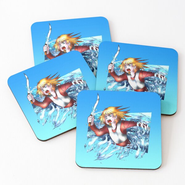 Item preview, dnd manga art warrior elf and water designed and sold by CuisineCat.