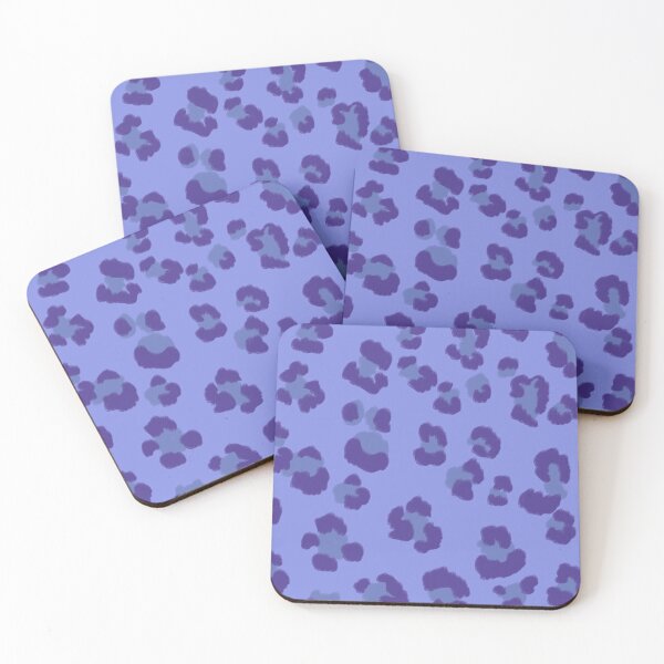 Item preview, Leopard in the Wild - purple blue designed and sold by Home with Lola.