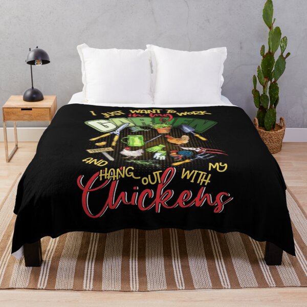 Item preview, I Just Want To Work In My Garden And Hang Out With My Chickers designed and sold by BaseStore.