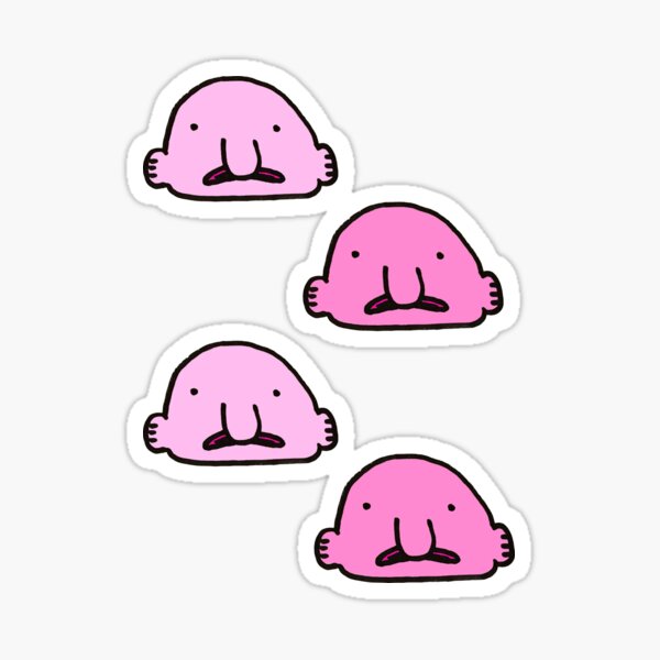 Blobfish Sticker Pack Sticker