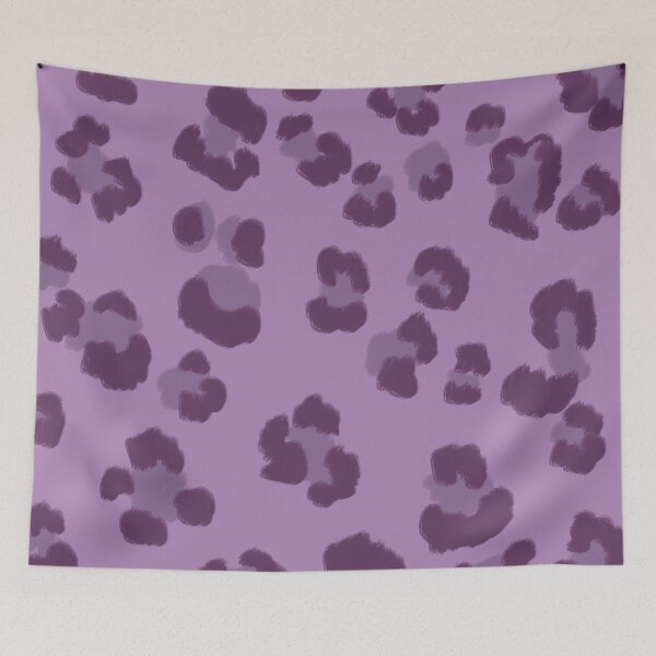 Item preview, Leopard in the Wild - purple designed and sold by Home with Lola.