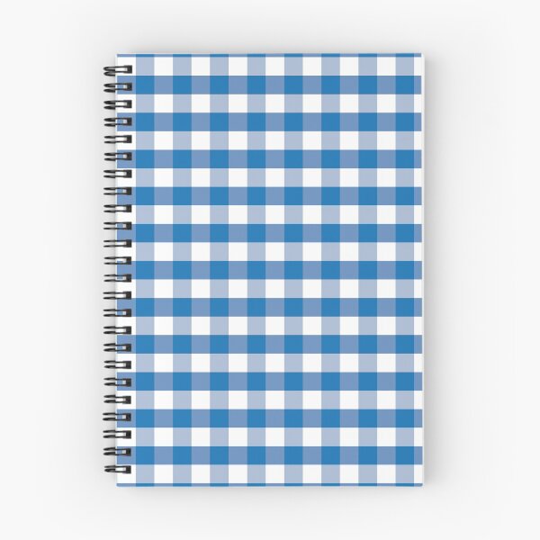 Item preview, Jumbo Biscayne Bay Blue Gingham Check Square Pattern designed and sold by paperandfrill.