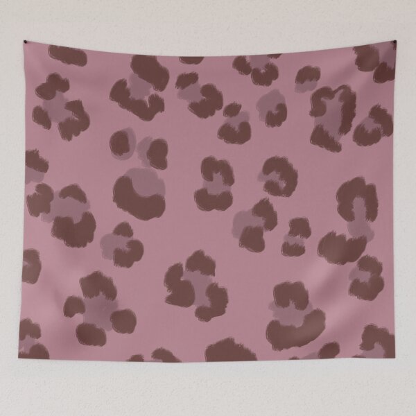 Item preview, Leopard in the Wild - Mauve designed and sold by Home with Lola.