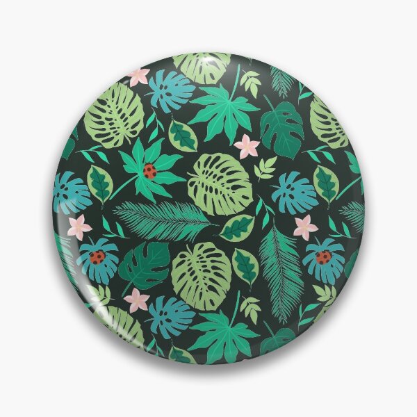 Item preview, pattern with tropical leaves and flowers. designed and sold by burbura.