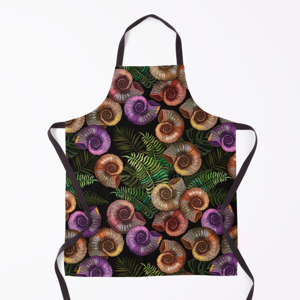 Item preview, Ammonite fossil and palm leaves designed and sold by matrioshka.