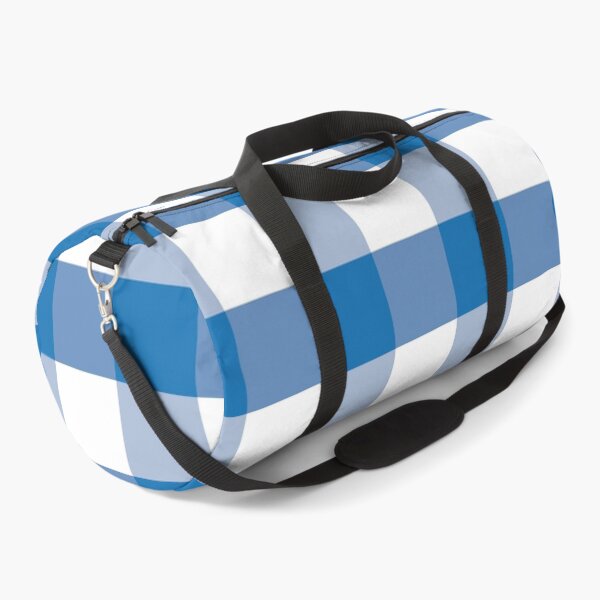 Item preview, Goliath Biscayne Bay Blue Gingham Check Square Pattern designed and sold by paperandfrill.