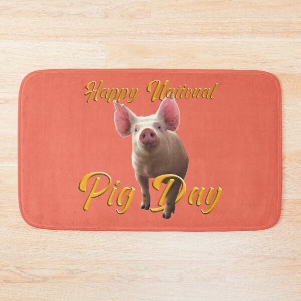 Item preview, Happy national pig day March 1 designed and sold by unepommedeterre.