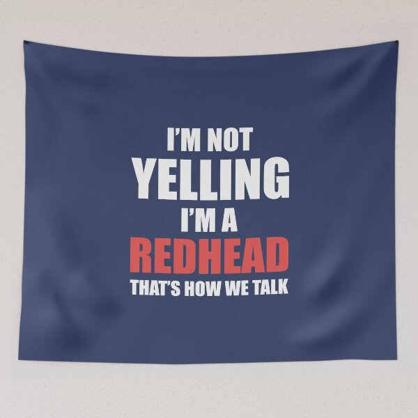 Item preview, Redhead Hair Quote Funny Humour Saying designed and sold by CuteDesigns1.