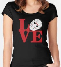 LOVE Friday the 13th Women's Fitted Scoop T-Shirt