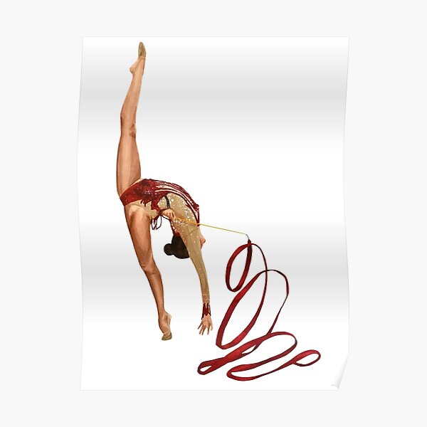 Rhythmic Gymnastics Arina Averina Ribbon Poster