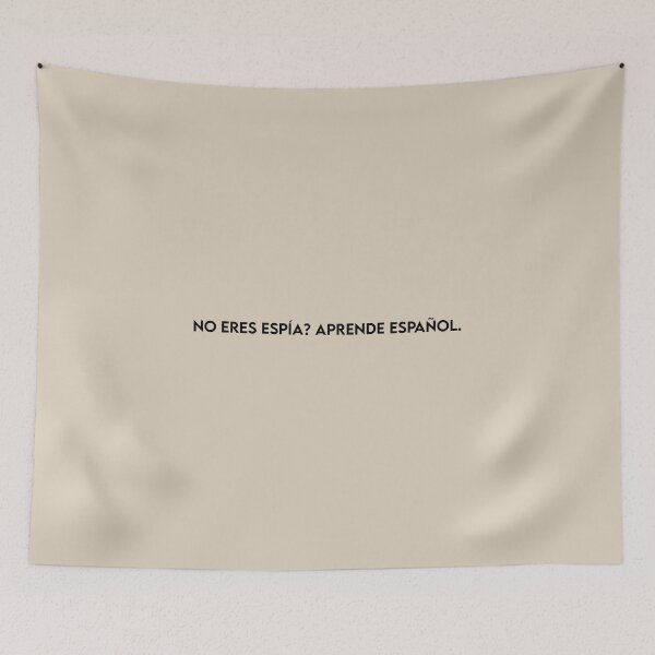 Item preview, no eres espía? aprende español designed and sold by carterwood.