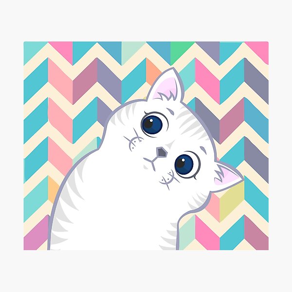 Item preview, White Cat designed and sold by brendacv.