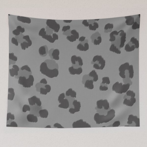 Item preview, Leopard in the Wild - grey designed and sold by Home with Lola.