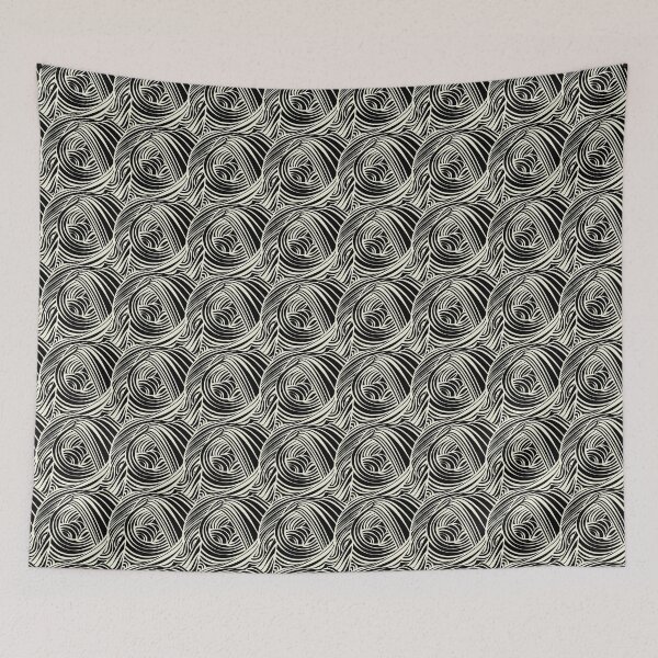 Item preview, Black and White Hidden Roses 01 designed and sold by vortexatelier.