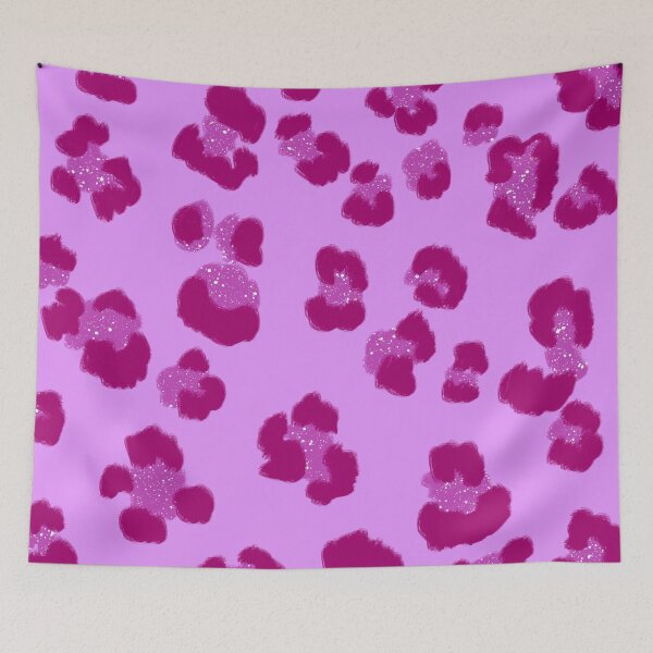 Item preview, Leopard in the Wild - Bright Purple Speckled  designed and sold by Home with Lola.
