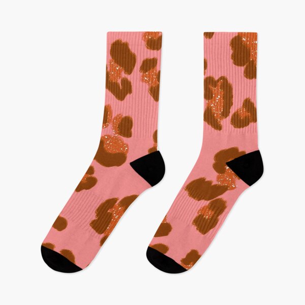 Item preview, Leopard in the Wild - Bright Peach Speckled designed and sold by Home with Lola.