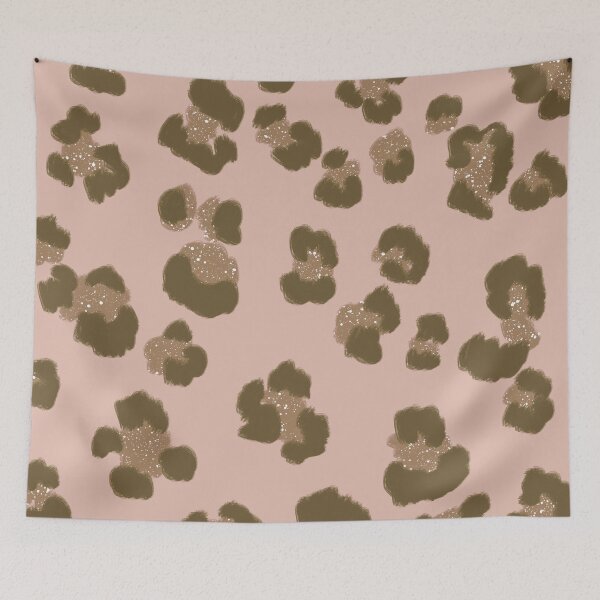 Item preview, Leopard in the Wild - soft pinky beige designed and sold by Home with Lola.