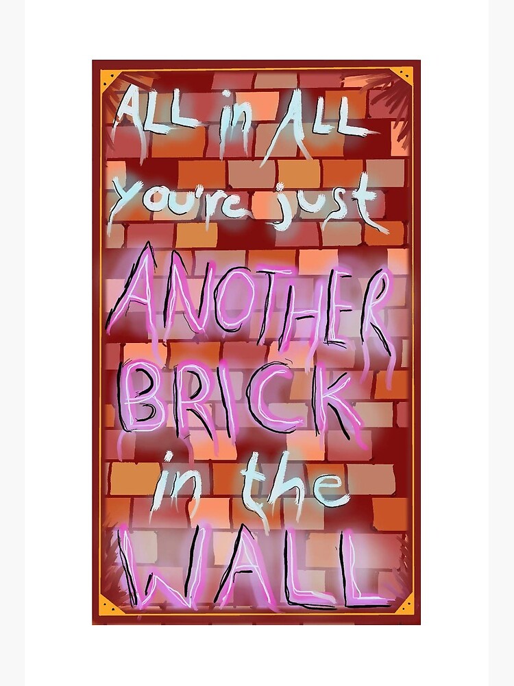 Another brick in the wall | Art Board Print