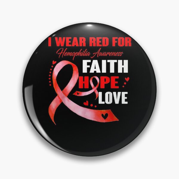 Item preview, I Wear Red For Hemophilia Awareness Gifts designed and sold by aguilaro.