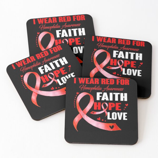 Item preview, I Wear Red For Hemophilia Awareness Gifts designed and sold by aguilaro.