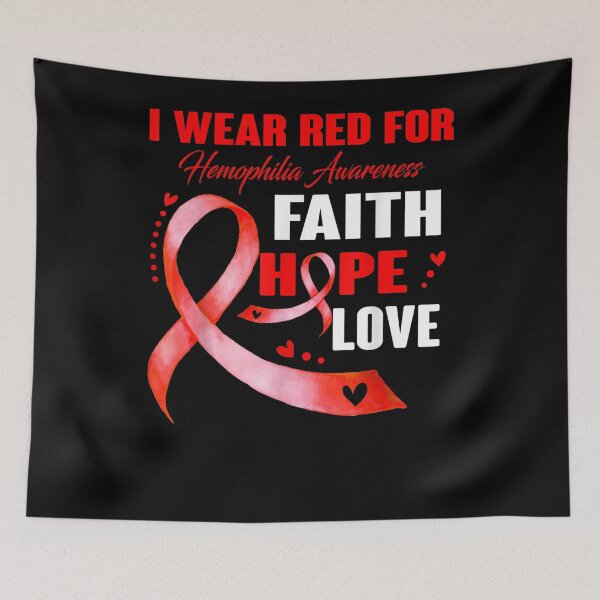 Item preview, I Wear Red For Hemophilia Awareness Gifts designed and sold by aguilaro.