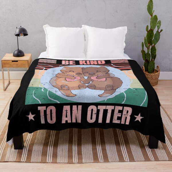 Item preview, Be Kind To An Otter Funny Otter Lover Retro Kindness designed and sold by aguilaro.
