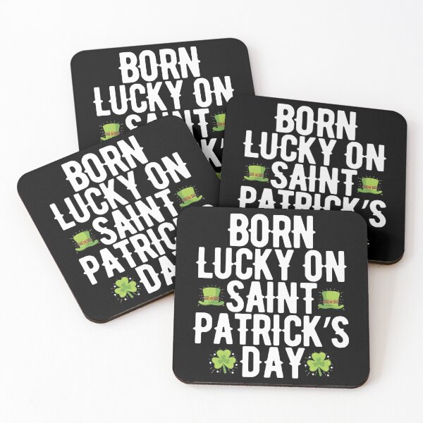 Item preview, Born Lucky On Saint Patrick's Day Irish Birthday designed and sold by TooFlyDesign.