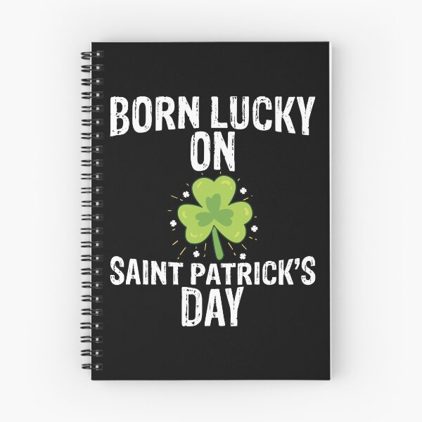 Item preview, Born Lucky On Saint Patrick's Day Irish Gift designed and sold by TooFlyDesign.