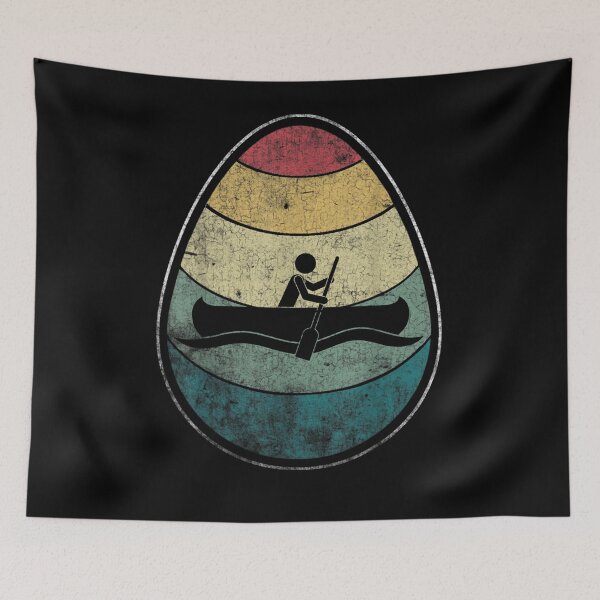 Item preview, Retro Vintage Rowing Egg Happy Easter Day Gift designed and sold by aguilaro.