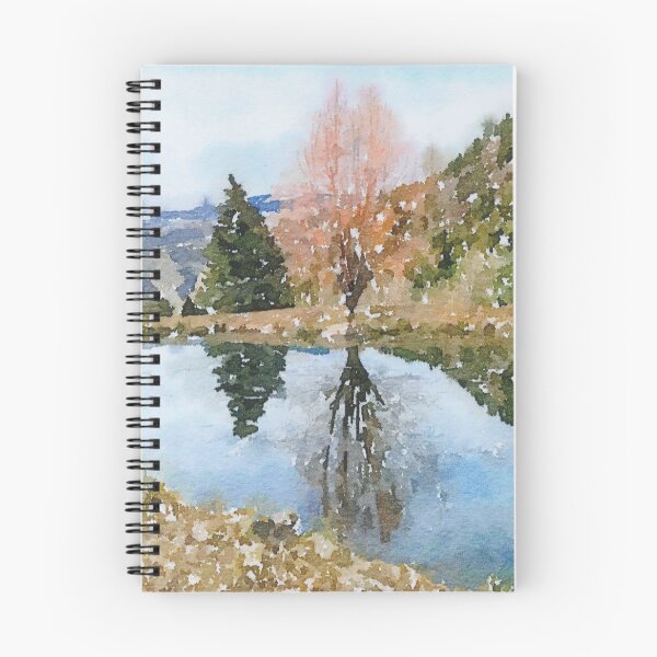 Artikelvorschau, Herbstsee, Reflexion entworfen und verkauft von Janet Herbert.