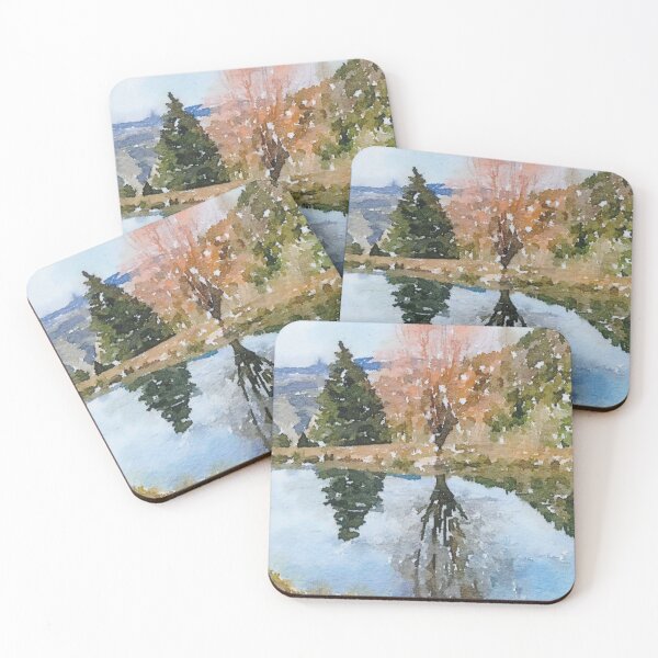 Item preview, Fall lake, reflection designed and sold by Janet Herbert.