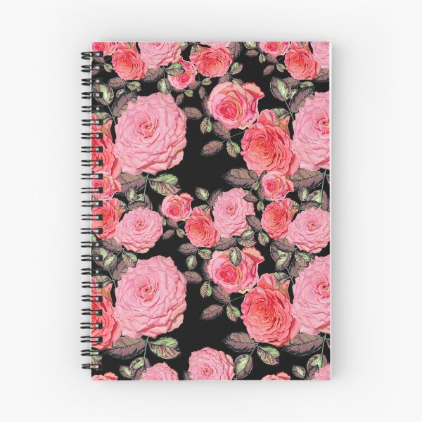 Item preview, Pink rose on black background designed and sold by WeeraS.