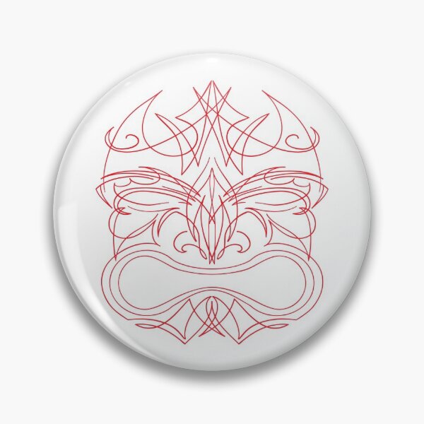 Item preview, Pinstriped Tiki #1 designed and sold by Benjamin Bader.