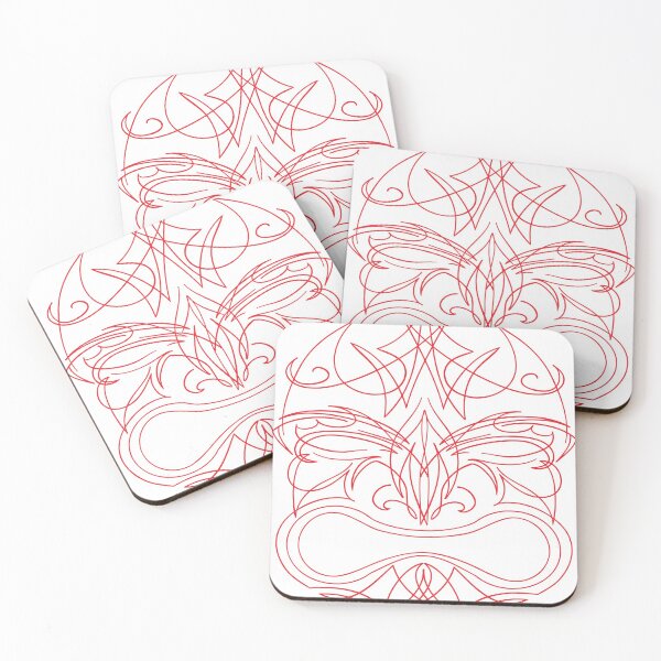 Item preview, Pinstriped Tiki #1 designed and sold by Benjamin Bader.