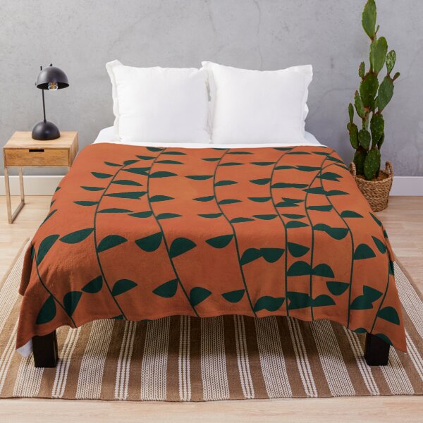 Item preview, Boho Terracotta, Orange, Fern Plant designed and sold by technicolorable_art.