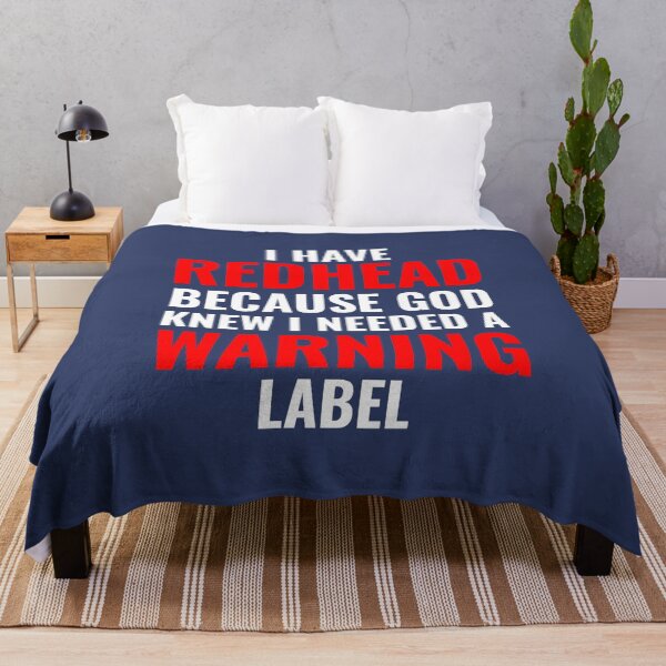 Item preview, Redhead Hair Quote Funny Humour Saying designed and sold by CuteDesigns1.