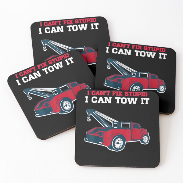 Item preview, I Can't Fix Stupid But Funny Tow Truck Driver Mens Dad Gift  designed and sold by charissamo77.