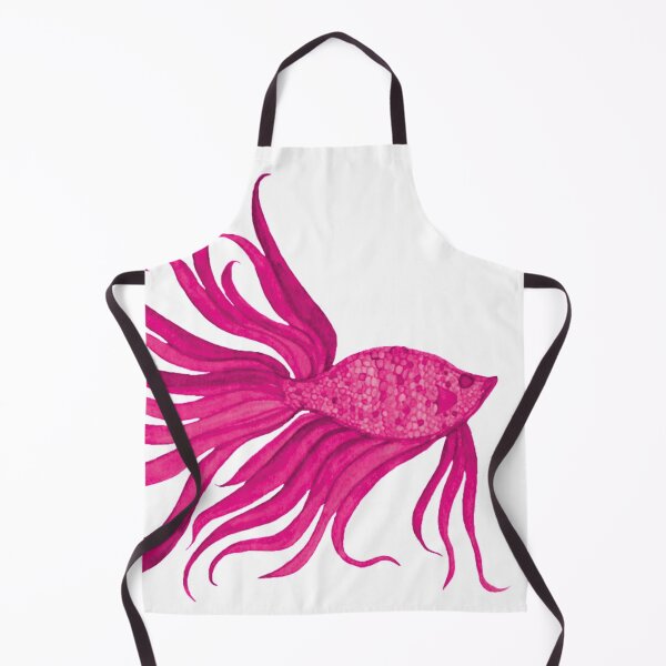 Item preview, Fancy Watercolor Pink Fish designed and sold by HeatherNafeArt.