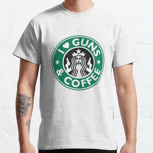 I love guns and coffee starbucks Travel mug