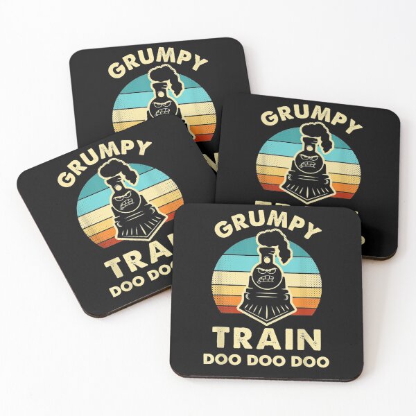 Item preview, Grumpy Train Doo Doo Funny Cute Train Gift  designed and sold by charissamo77.