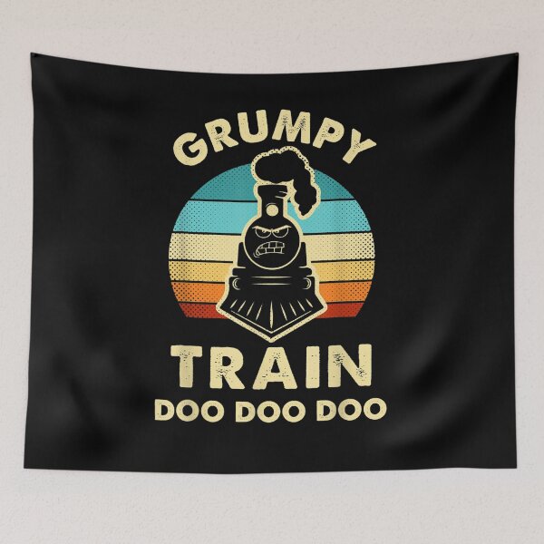 Item preview, Grumpy Train Doo Doo Funny Cute Train Gift  designed and sold by charissamo77.